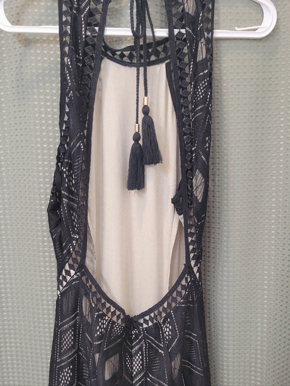 VENUS Black Lace Maxi Dress - Picture 5 of 6